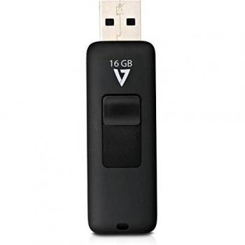 V7 VF216GAR-3E 16GB USB 2.0 Flash Drive - With Retractable USB connector
