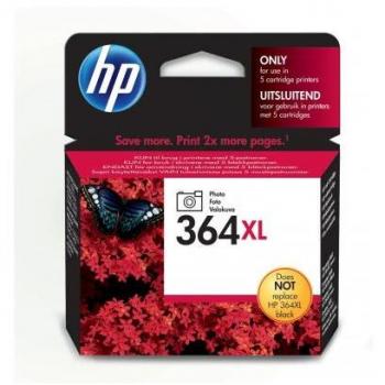 HP 364XL CB322EE Cartucho de Tinta Original de Alto Rendimiento (XL), Negro Fotográfico, Compatible con Impresoras HP Photosmart Premium C309a/C5300/C6300/B8500/D540