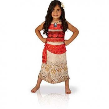 Rubies Vaiana Deluxe Costume, Disfraz infantil, Rojo/Beige, L