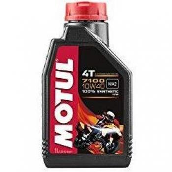 Motul Aceite para moto 7100 10W-40 4 tiempos sintético 1 litro - 104091