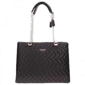 Guess Eco Mai Black Shoulder Handbag One Size