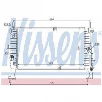 Nissens 63092 Refrigerantes del Motor