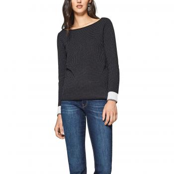 ESPRIT Collection 098eo1i003, suéter para Mujer, Negro