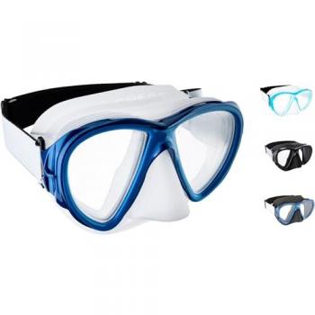 Máscara de buceo Cressi Fiji TX unisex transparente-azul, características: diseño unisex, color transparente y azul, talla única