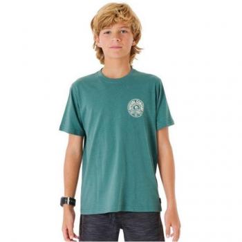 Camiseta de Manga Corta Niño Rip Curl Stapler Azul