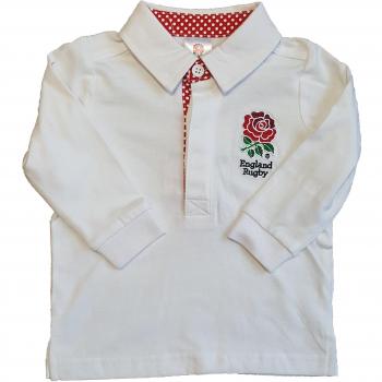 England R.F.U. camiseta de Rugby. 6/9 Meses oficial Merchandise