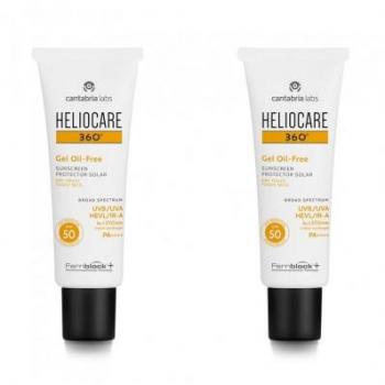 Heliocare 360 Gel Oil Free SPF50 Duplo Promoción