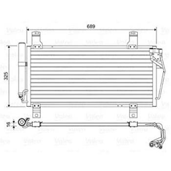 Condensador de aire acondicionado VALEO 814456, compatible con vehículos, fabricado por Valeo, diseñado para optimizar el rendimiento del sistema de refrigeración del aire acondicionado, dimensiones específicas para ajuste perfecto, alta resistencia y