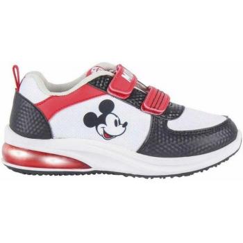 Zapatillas Deportivas Mickey Mouse con Suela de PVC y Luces Grises Talla 25