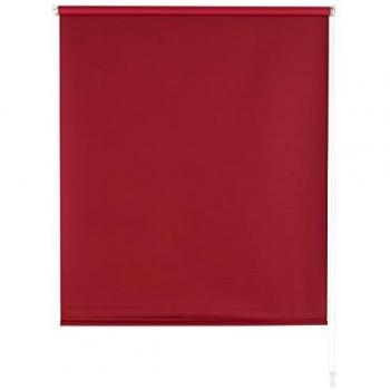 Blindecor Draco Estor enrollable opaco liso - Rojo burdeos, 140 x 175 cm