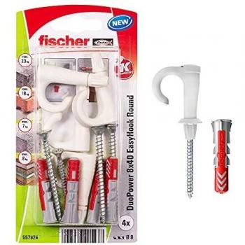 Tacos + Hembrilla Abierta Easyhook - Blíster Duopower 8x40 de Fischer