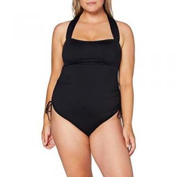 Cache Coeur Toscane Traje de baño de una Sola Pieza, Negro