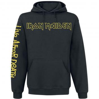 Iron Maiden Live After Death Hombre Sudadera con Capucha Negro M 50% algodón, 50% poliéster Regular