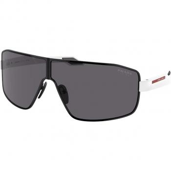 Prada Linea Rossa PS54YS 1AB01V Men's Sunglasses Black Size 74 Geometric