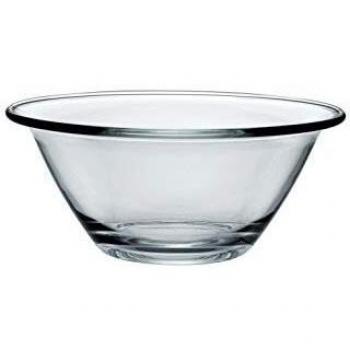 Ensaladera de vidrio apilable Mr. Chef 22 cm (6 unidades)