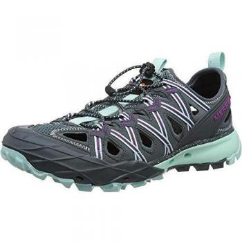 Merrell Choprock Shandal, Zapatillas Impermeables para Mujer, Azul Smoke, 37 EU