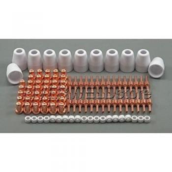 PT31 Electrodo de Plasma Punta Boquilla Consumibles de Corte Ampliados Accesorio CIT-50D CUT50 CT-312 100pcs