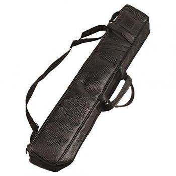 Funda negra para dos tacos y dos flechas