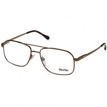 Sferoflex 2249 Eyeglasses 472 Dark Brown Demo Lens