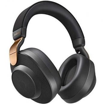 Jabra Elite 85h Amazon Edition - Auriculares Inalámbricos Over-Ear, Cancelación Activa de Ruido, Batería de Larga Duración para Llamadas y Música, Negro Cobre