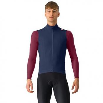 Chaleco cortavientos Castelli Espresso azul marino - XXL