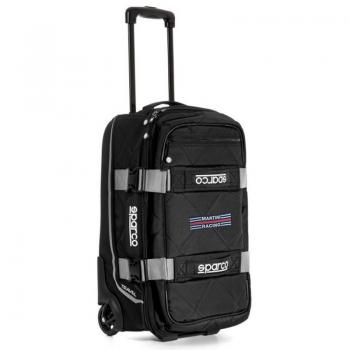 Mochila de Viaje Martin Negra y Gris con Compartimentos Organizadores