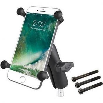 Soporte pasivo para teléfono móvil/smartphone RAM Mounts RAM-B-367-UN10U, negro, compatible con motocicletas