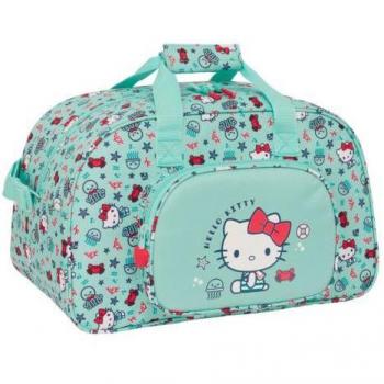 Bolsa de Deporte Hello Kitty Sea Lovers Turquesa 40 x 24 x 23 cm