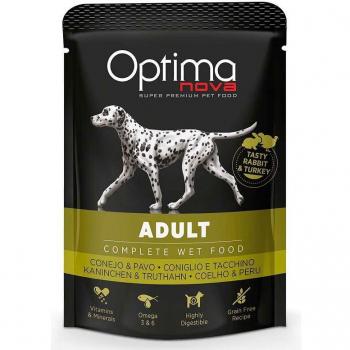 Optima Nova Adult Digestive Rabbit & Turkey Pouch 300g Dog Food