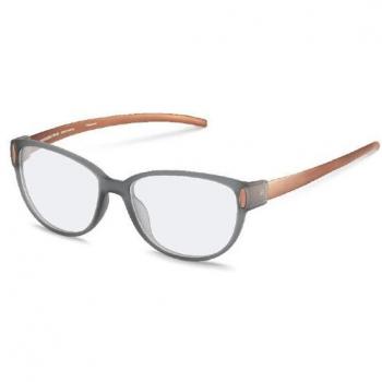 Montura de Gafas para Mujer Rodenstock R8016 LIGHT BLUE TRANSPARENT, Armazones Grises, Lentes Recetadas para Mujer Grises
