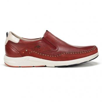 Mocasín Plano Fluchos F1985 Camel Cuero