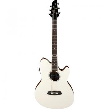 Ibanez TCY10E IVH Talman Acoustic Guitar, Purpleheart Fretboard, Ivory