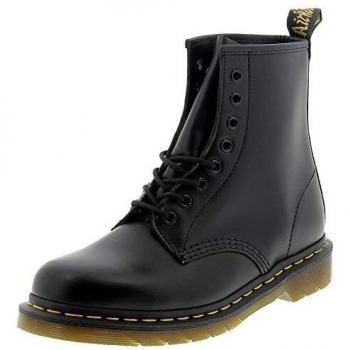 Dr. Martens Women's 1460 Smooth Black Lace-Up Boots