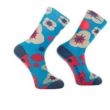 Primal Wear Floral Explosion Cycling Bike Calcetines, Mujer, Size 9-13/Large/X-Large
