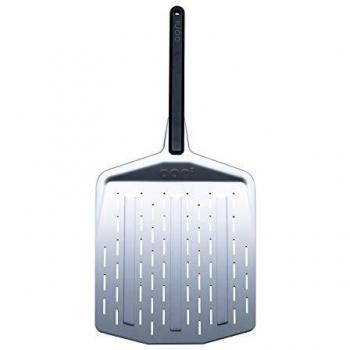 Ooni 12” Perforated Pizza Peel – Long Handle Perforated Aluminium Pizza Paddle – Lightweight Pizza Turning Peel – Ooni Outdoor Pizza Oven Accessories