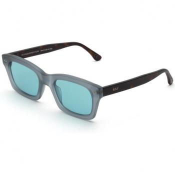 Retrosuperfuture Jnz Business Col. Petrol Unisex Squadrata Blu Sunglasses