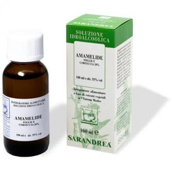 Sarandrea Macerado Glicérico de Hamamelis 100ml - Extracto glicólico de hamamelis, formulación natural, envase de 100ml, adecuado para pieles sensibles y con problemas circulatorios