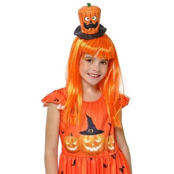 Diadema Infantil Sombrero de Calabaza para Halloween