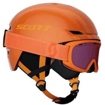 Pack Casco y Gafas de Esquí Scott Keeper 2 + Goggle Jr Witty (Naranja) Junior