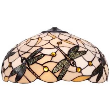 Pantalla de Lámpara Tiffany Pedrera Blanca Ø 45 cm