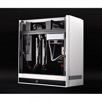 SilverStone SST-FT05S-W - Carcasa de ordenador Fortress Midi Torre SSI-CEB ATX, Rendimiento silencioso con alto flujo de aire, con ventana, negro