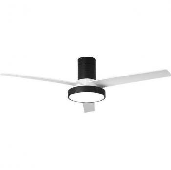 Ventilador de Techo DC Pax 40W Negro 3 Aspas Blancas
