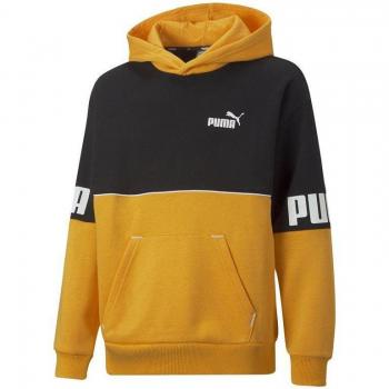 Puma Sudadera Power Colorblock Fl Amarillo Niño