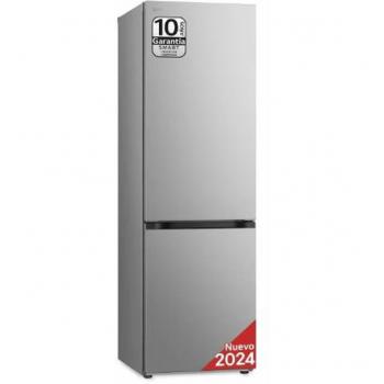 Frigorífico Combinado LG GBV3100EPY Acero Inoxidable 1,86m, Eficiencia Energética Clase E, Capacidad Total 344L, Sistema No Frost