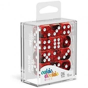 Oakie Doakie Dice D6, 16mm Dados, Unisex, Vampiro, 16 mm