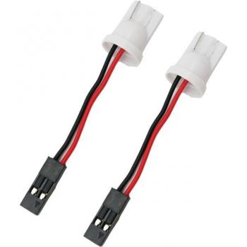 Adaptador de enchufe T10 w5w para luz LED de coche, conector de bombilla de lámpara de parada, paquete de 50 unidades