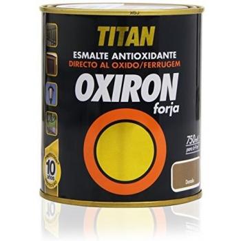 Titan - Esmalte antioxidante - Oxiron forja, color dorado - 750 ml
