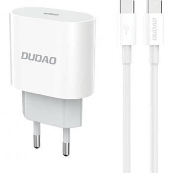 Cargador de Pared USB-C A14EUC PD 20W con Cable USB-C - Blanco