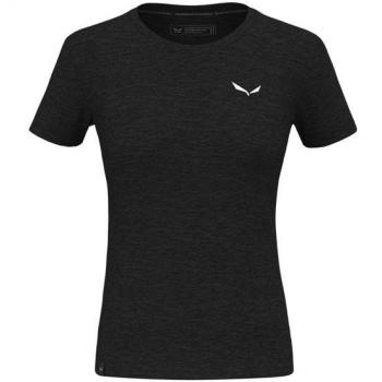 Salewa Women's Eagle Minilogo AM T-Shirt - Black, Size I44 D38