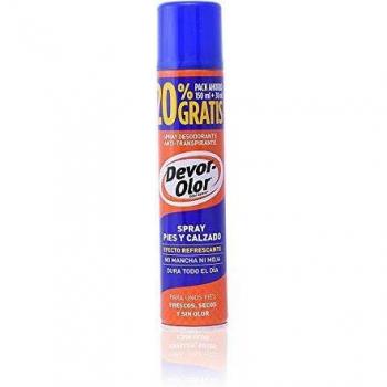 Devor Odor Antiperspirant Foot & Shoe Spray 180ml with Extra Protection